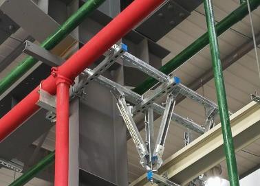 盖州该抗震支架的整体式支吊架结构协调性好